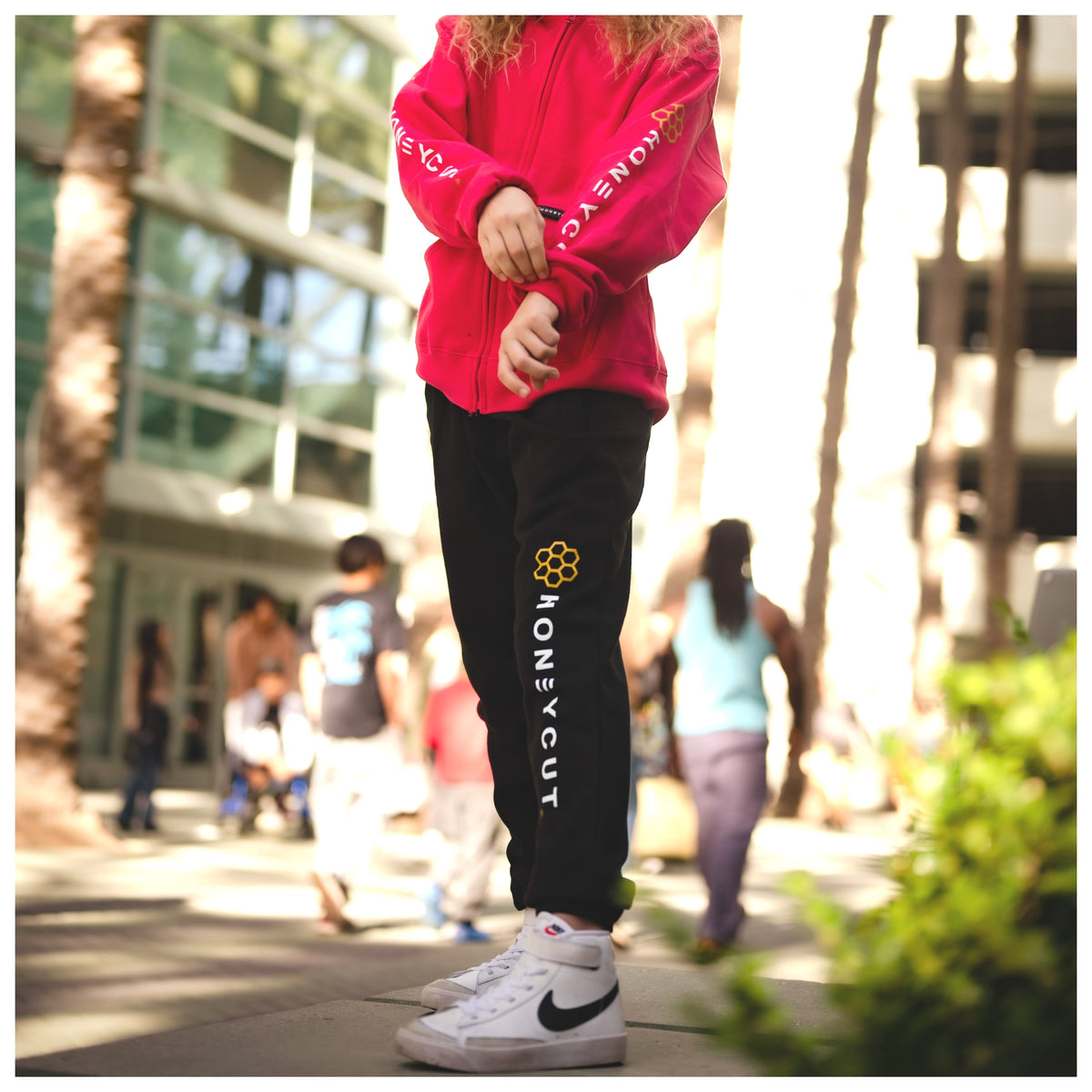 【oan】(Unisex) Raised Sweat String Pants Amazon.com: Women Cinch Bottom Sweatpants High Waisted